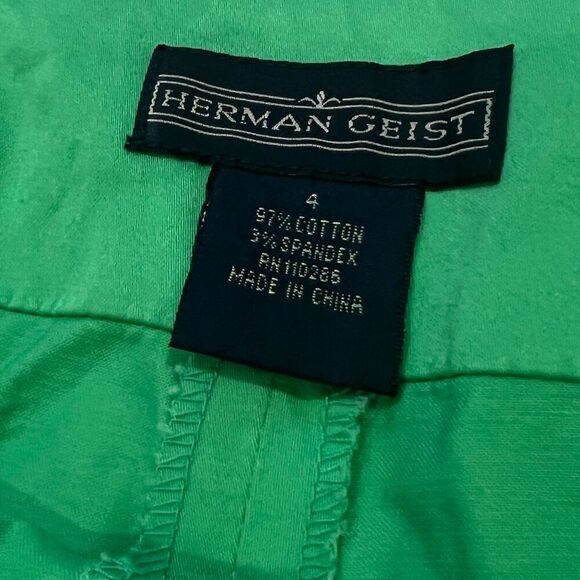Herman Geist, Vintage Spring Green Front Pleated Athletic Golf Skort Women's 4 - Picture 9 of 14